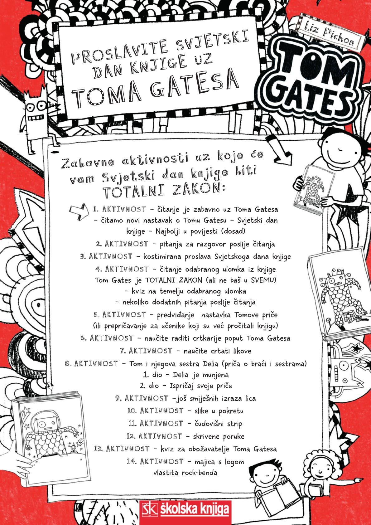 Tom Gates - noć knjige