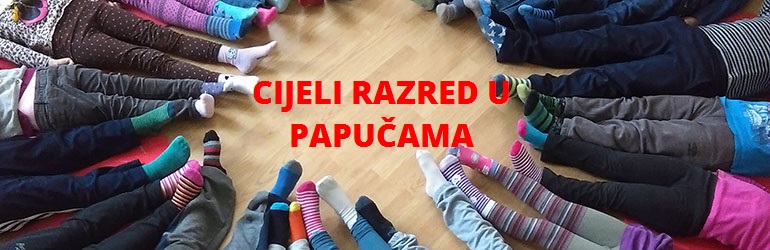 Cijeli razred u papučama