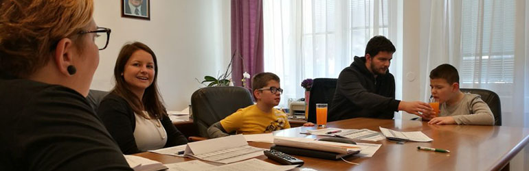 Lovro, Marko i Jan kod gradonačelnice