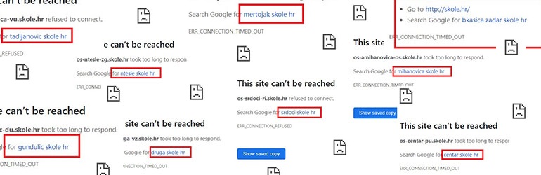 Blokirano 1200 školskih sustava u RH