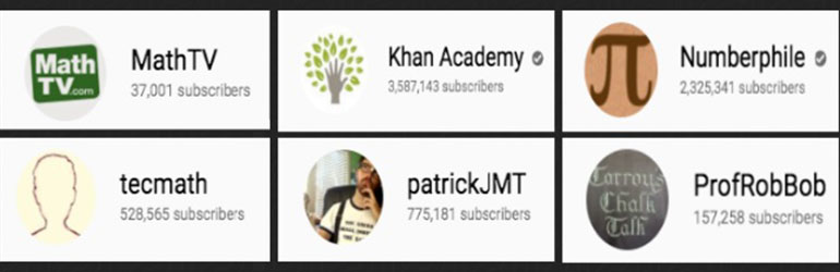 YouTube kanali za učitelje matematike i učenike