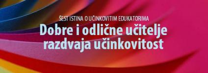 Školski portal: Dobre i odlične učitelje razdvaja učinkovitost