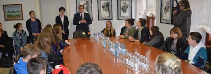 Školski portal: Gradonačelnik Krapine ugostio učenike iz Erfstadta