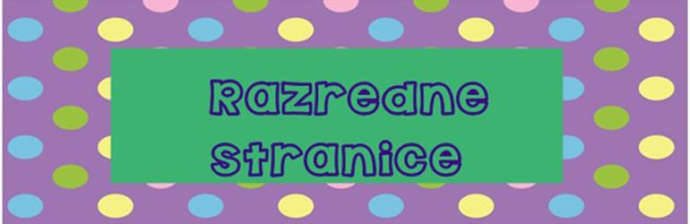 Razredne stranice (3. dio)